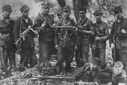 The squad of Corporal “Muszka” from the 27 Volhynian Infantry Division of the Home Army, 1944.